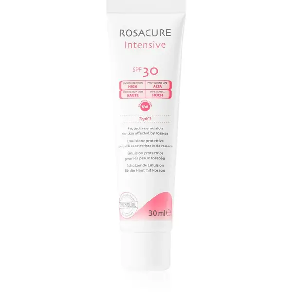Synchroline Rosacure Intensive ochranná emulze pro citlivou pleť se sklonem ke zčervenání SPF 30 30 ml