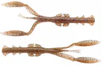 Keitech gumová nástraha neco camaron smoke cinnamon crawdad 14 cm 8 g 7 ks
