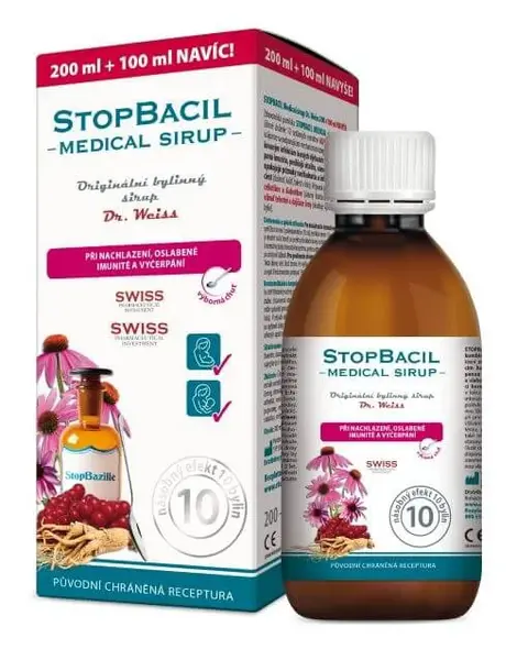 Simply You StopBacil Medical sirup Dr. Weiss 200 ml + 100 ml ZDARMA