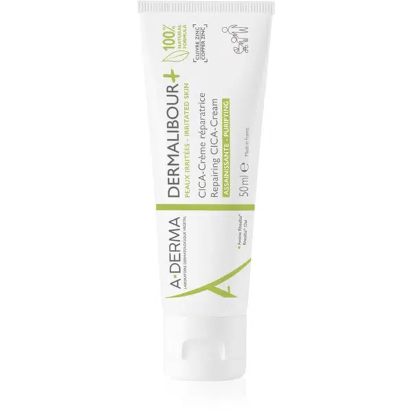 A-Derma Dermalibour+ regenerační krém pro podrážděnou pokožku 50 ml