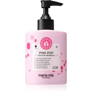 Maria Nila Colour Refresh Pink Pop jemná vyživující maska bez permanentních barevných pigmentů výdrž 4 – 10 umytí 0.06 300 ml