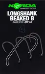 Korda háčky longshank beaked barbless 10 ks - velikost 4