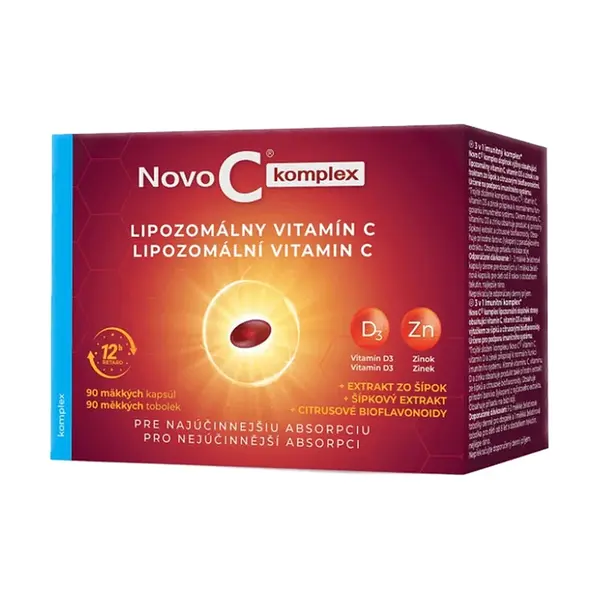 NOVO C komplex Lipozomální vitamín C měkké 90 tobolek