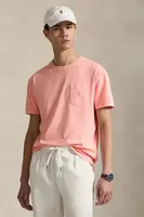Bavlněné tričko Polo Ralph Lauren Tee pánské, růžová barva, 710969628