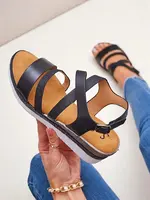 Resti Women’s glitter wedge sandals Aella