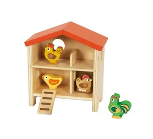 2Kids Toys Domeček pro slepičky 6 ks