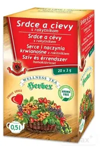 HERBEX Srdce a cievy s rakytníkom