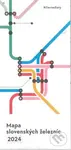 Mapa slovenských železníc 2024 - Peter Šimko
