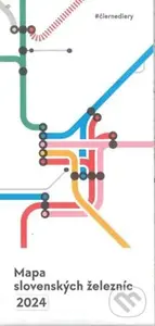Mapa slovenských železníc 2024 - Peter Šimko