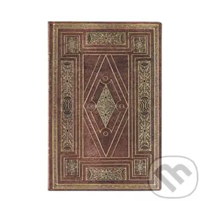 Paperblanks - zápisník First Folio (mini, linajkovaný, elastické zatváranie)