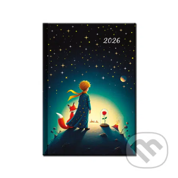 Denný diár Art Malý princ 2026 (slovenské menné kalendárium)