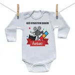 Boodyy Body s dlhým rukávom Keď vyrastiem budem herec 62 (2-4 mesiace)