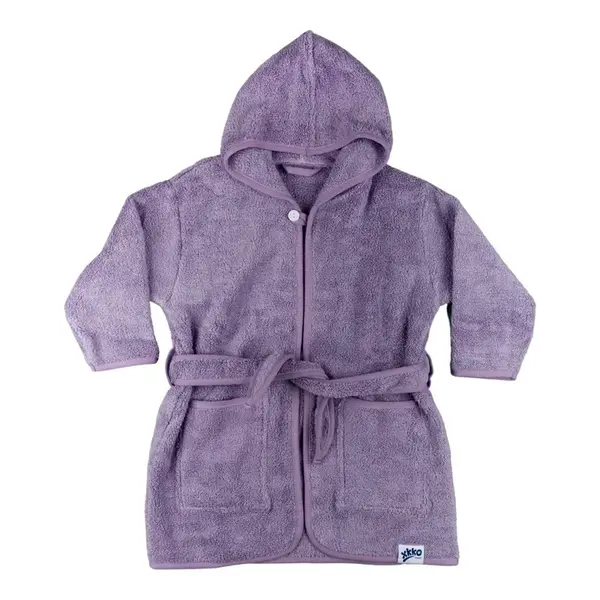 XKKO Organic BIO Bavlnený župan - Lavender Aura 12-24m