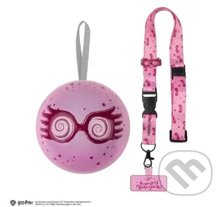 Harry Potter Vianočná dekorácia s kľúčenkou a odznakom - Luna Lovegoodová