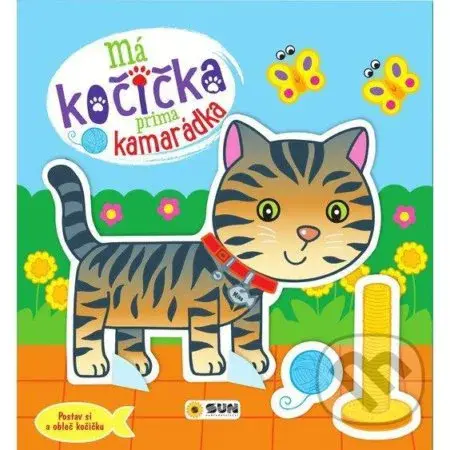 Má kočička prima kamarádka (Postav si a obleč kočičku)