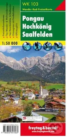 Pongau – Hochkönig – Saalfelden, Wanderkarte 1:50 000