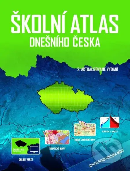 Školní atlas dnešního Česka