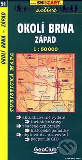 SC 051 Okolí Brna západ 1:50 000