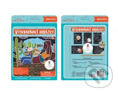 Vyškrabávací obrázky - Mazlíčci