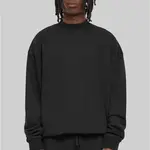 Men's Light Terry Crew Sweatshirt - Black