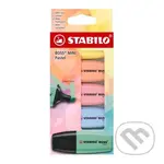 Zvýrazňovač STABILO BOSS MINI Pastel - sada 5 ks