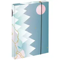 BAAGL JUMBO MOON Dosky na školské zošity A4, sivá, veľkosť