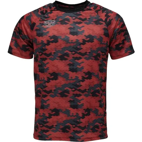 Umbro PRO TRAINING GRAPHIC JERSEY Pánske športové tričko, červená, veľkosť