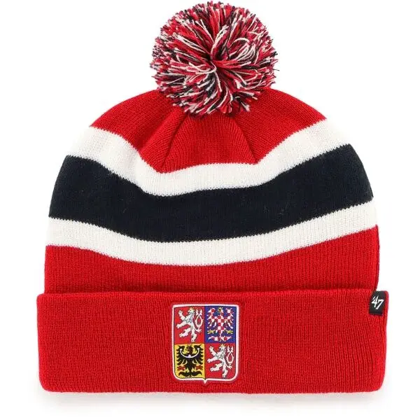 47 ČR TEAM BREAKAWAY CUFF KNIT Zimná čiapka, červená, veľkosť UNI