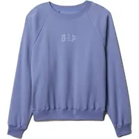 GAP INTL EXCL LOGO CREW Dámska mikina, modrá, veľkosť