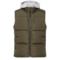 BLEND BHELWIN Pánska vesta, khaki, veľkosť