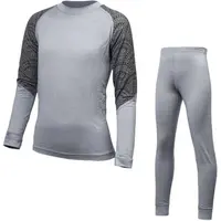Sensor MERINO IMPRESS SET Detská vlnená funkčná bielizeň, sivá, veľkosť