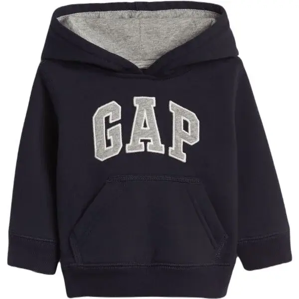 GAP PULLOVER LOGO Chlapčenská mikina, tmavo modrá, veľkosť