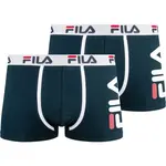 Fila BOXER 2-PACK M Pánske boxerky, tmavo modrá, veľkosť