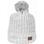 Finmark WINTER HAT Zimná pletená čiapka, sivá, veľkosť UNI