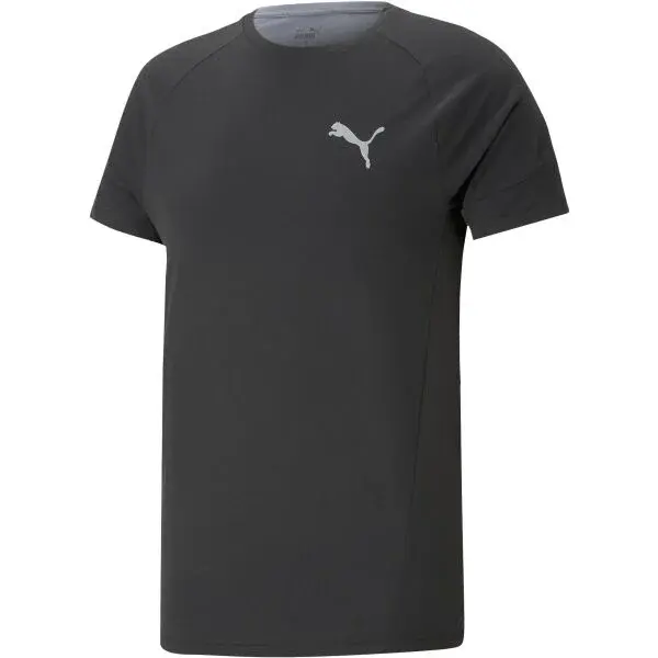 Puma EVOSTRIPE TEE Pánske športové tričko, čierna, veľkosť