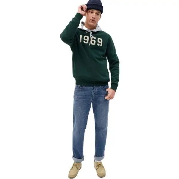 GAP STRAIGHT Pánske džínsy, modrá, veľkosť