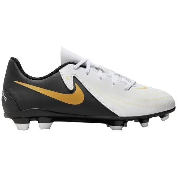 Nike JR PHANTOM GX II CLUB FG/MG Detské kopačky, biela, veľkosť 36.5
