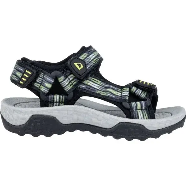 ALPINE PRO MOLEDO Detská letná obuv, čierna, veľkosť