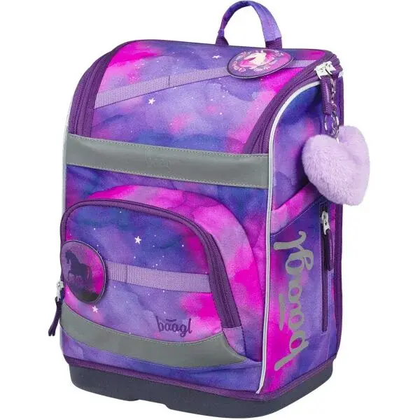 BAAGL ZIPPY PLUS RAINBOW UNICORN Školská aktovka, ružová, veľkosť