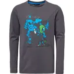 Lewro BURRARD Chlapčenské tričko, tmavo sivá, veľkosť 164-170