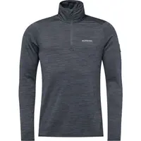 Klimatex ISAMU Pánska mikina s krátkym zipsom, čierna, veľkosť