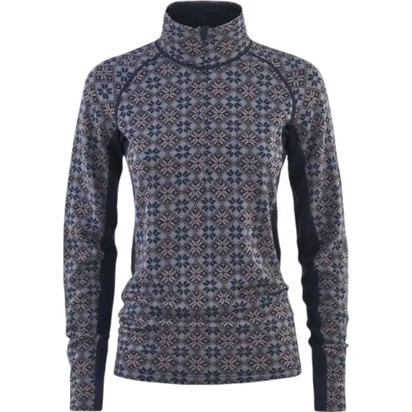 KARI TRAA ROSE LIGHT Dámske Merino tričko, tmavo modrá, veľkosť