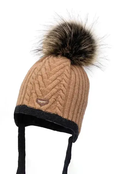 Dětská čepice s příměsí vlny Jamiks BROCK II