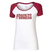 PROGRESS BRENDA Dámske bambusové tričko s potlačou, biela, veľkosť