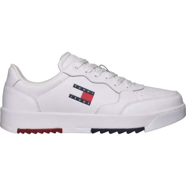 Tommy Hilfiger RETRO BASKET ESSENTIAL Pánske tenisky, biela, veľkosť