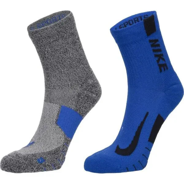 Nike MIKE MULTIPLIER Unisex ponožky, modrá, veľkosť