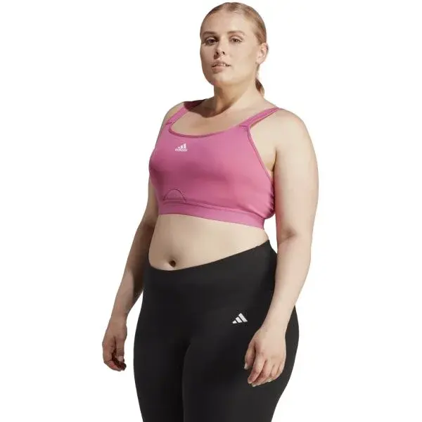 adidas TLRD MOVE HS PS Dámska podprsenka  plus size, ružová, veľkosť