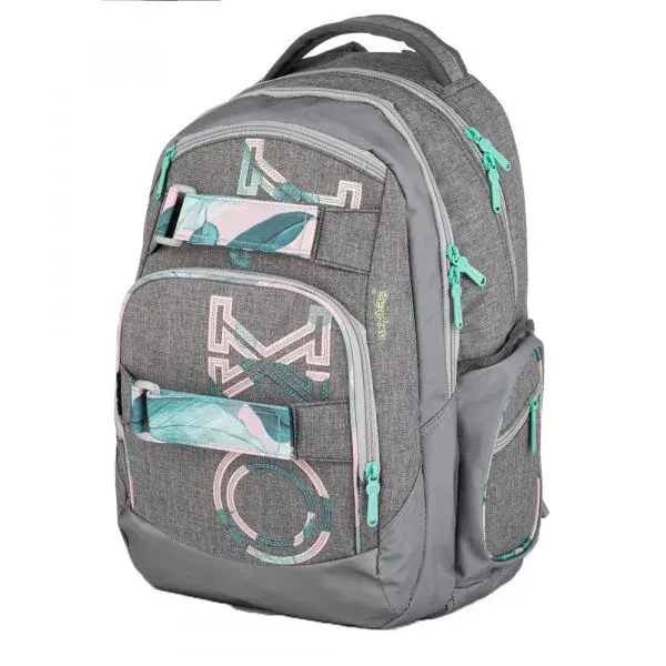 Oxybag OXY STYLE Študentský batoh, sivá, veľkosť