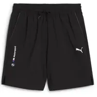 Puma BMW M MOTORSPORT ESSENTIALS+ WOVEN SHORTS 7" Pánske voľnočasové šortky, čierna, veľkosť