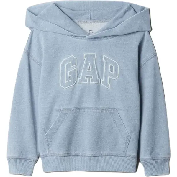 GAP BABY Dětská mikina, světle modrá, velikost 4Y